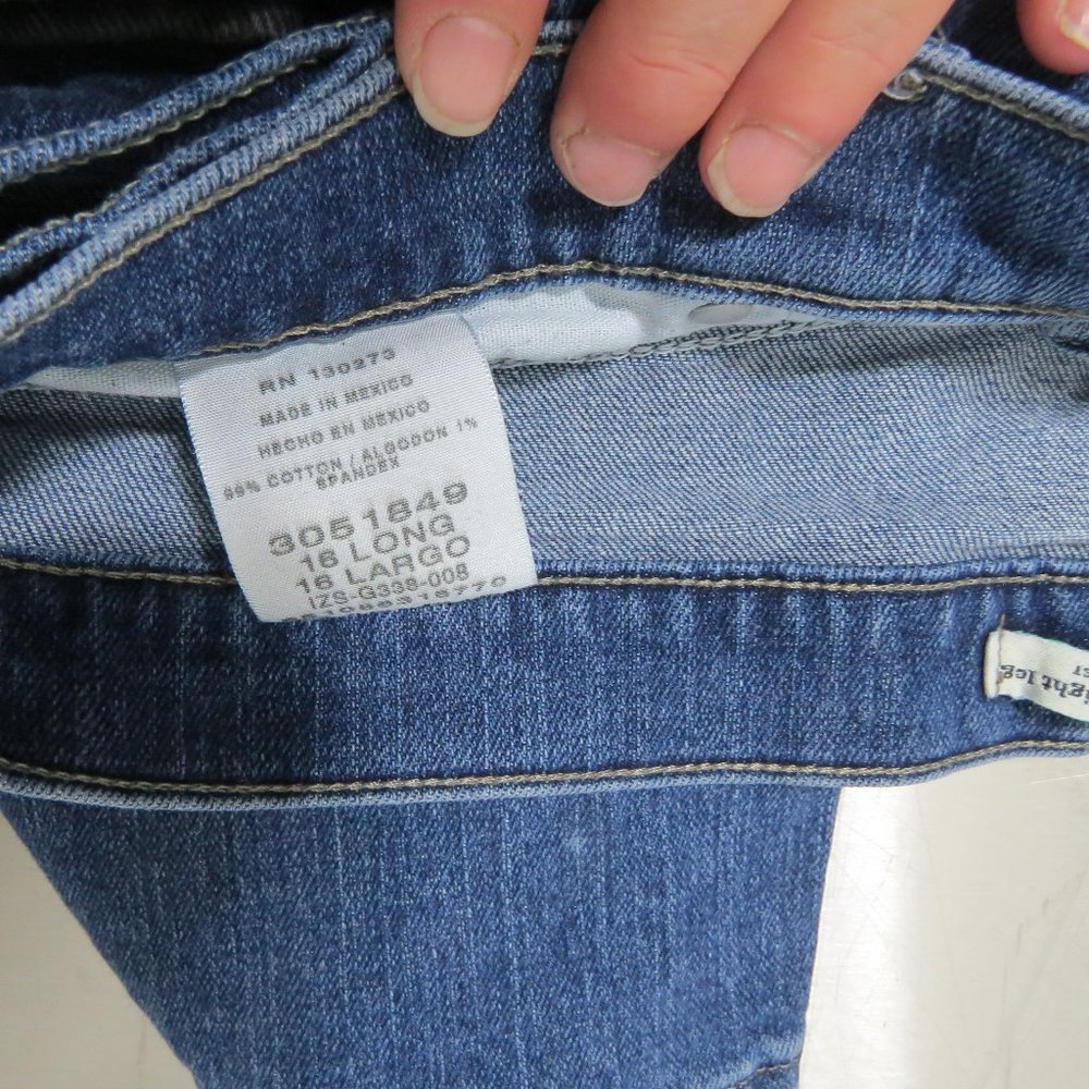 Lot of 3 pr Women's Lee Riders jeans size 16L 723 - Picture 6 of 7